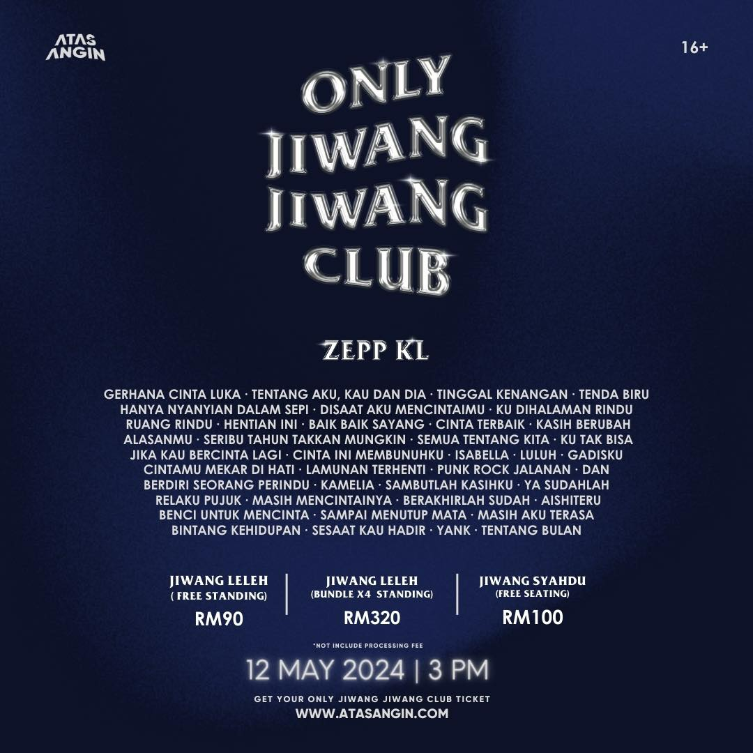 Only Jiwang Jiwang Club @ Zepp KL│Only Jiwang Jiwang Club @ Zepp KL