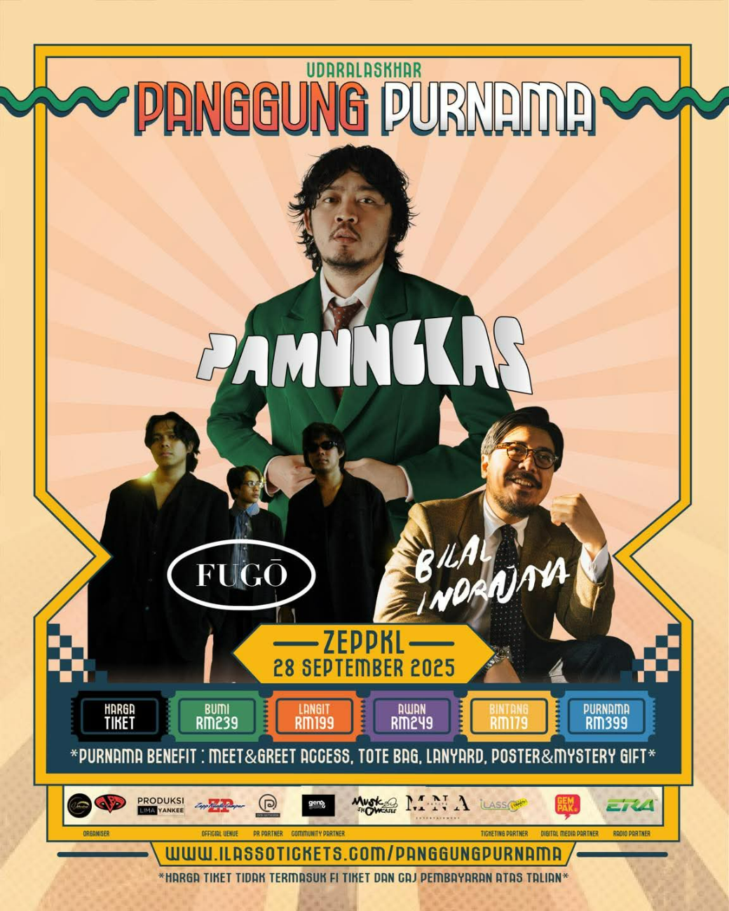 Pamungkas, Bilal Indrajaya & Fugo