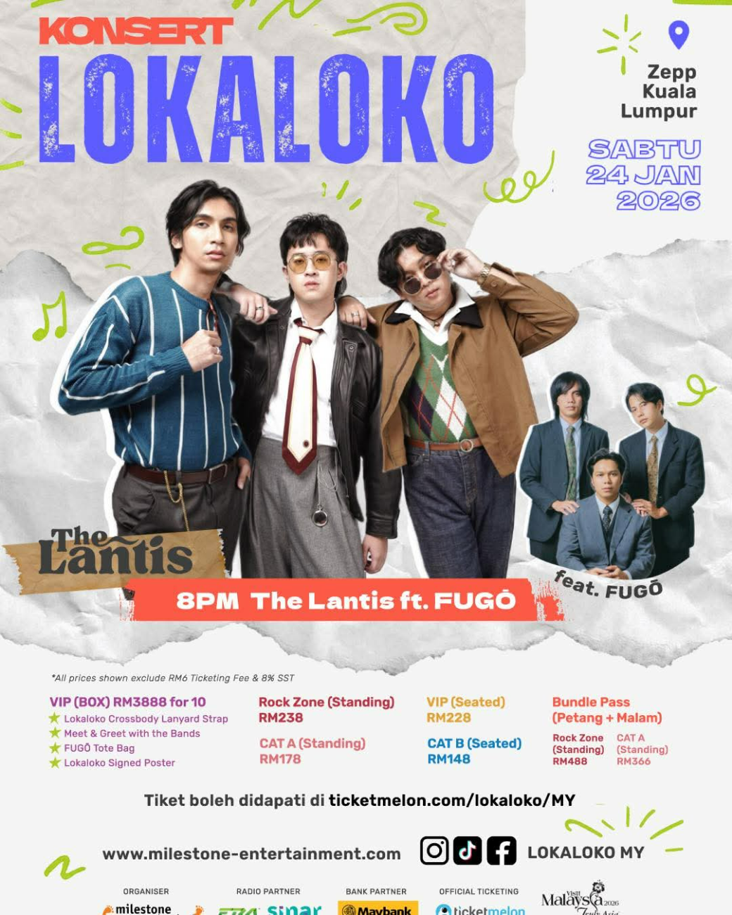 2 shows: Lokaloko - Indonesia & Malaysia