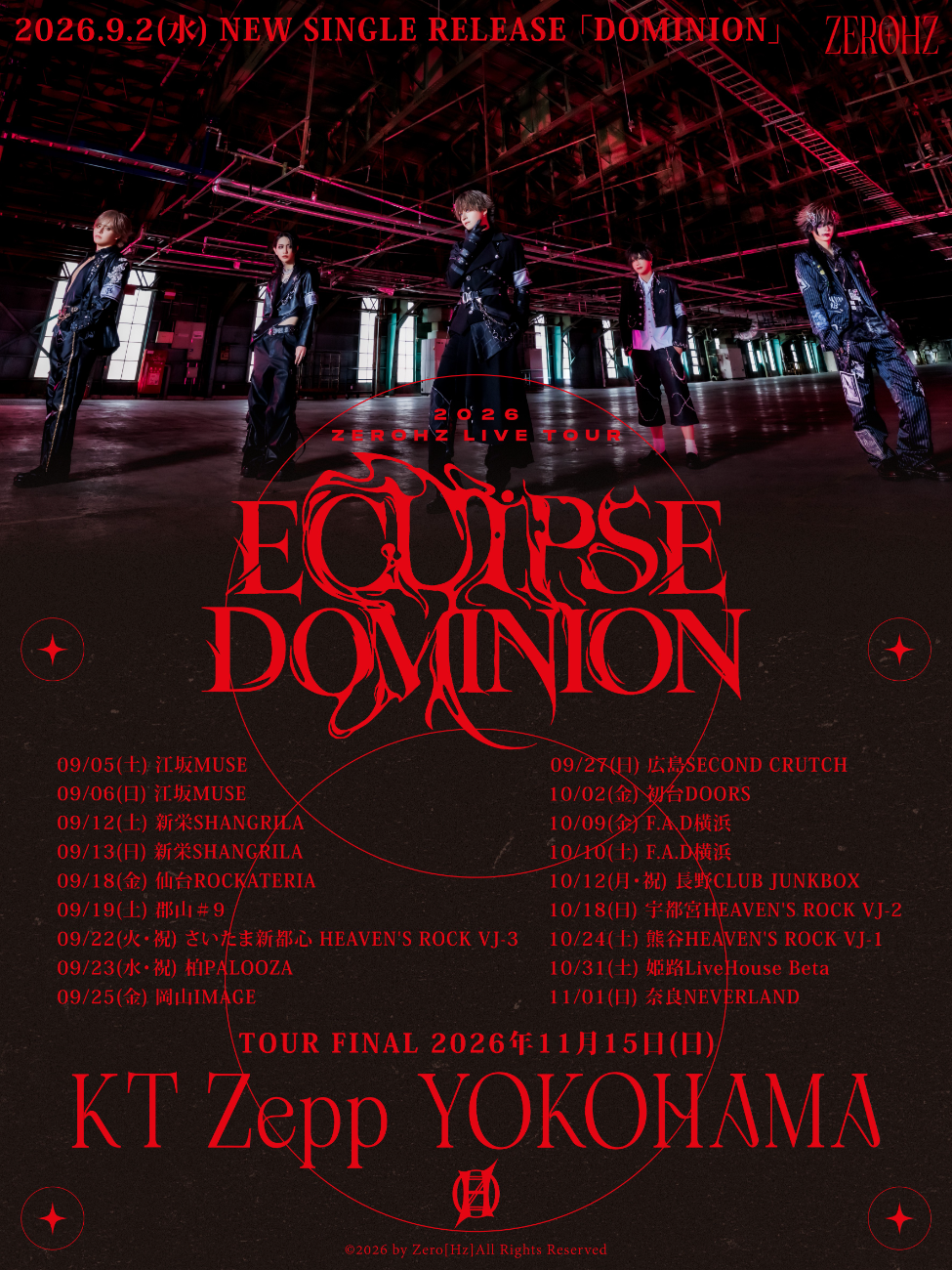 零[Hz]│ZEROHZ LIVE TOUR 2026 "ECLIPSE DOMINION" -TOUR FINAL-