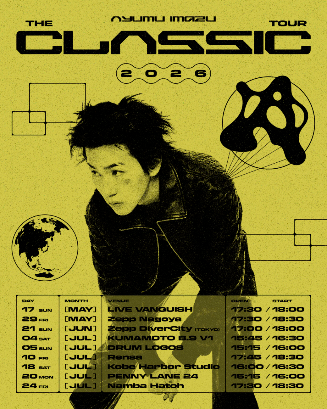 Ayumu Imazu│「Ayumu Imazu The CLASSIC TOUR 2026」