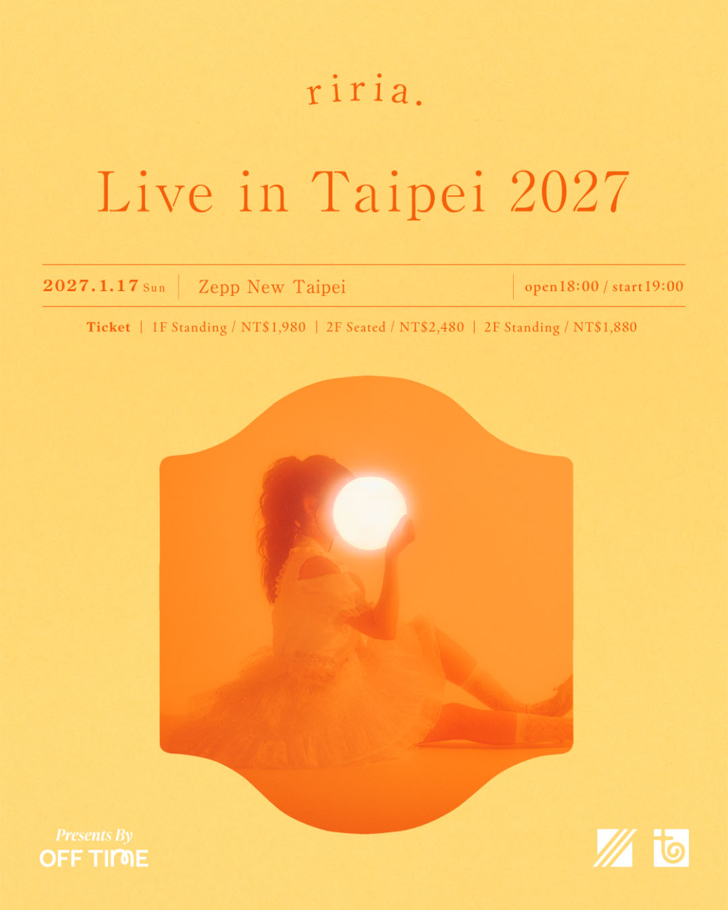 りりあ。│Riria. Live in Taipei 2027