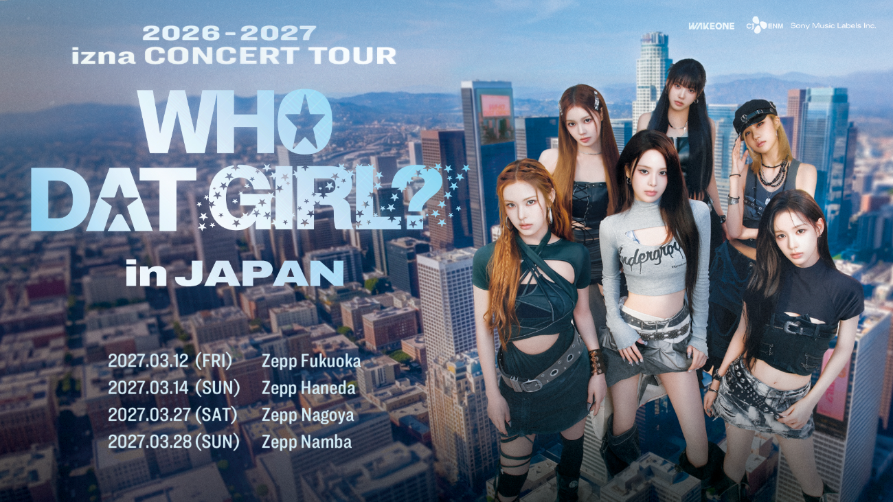 izna│2026-2027 izna Concert Tour: WHO DAT GIRL? in JAPAN