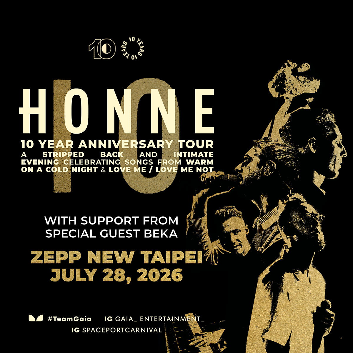 HONNE│HONNE 10週年紀念巡迴演唱會
