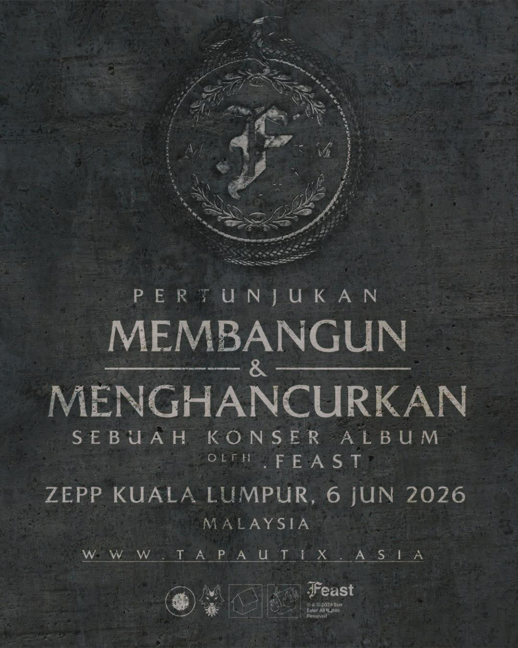 Feast - Indonesia│Pertunjukan Membangun & Menghancurkan, sebuah Konser Album oleh .Feast.