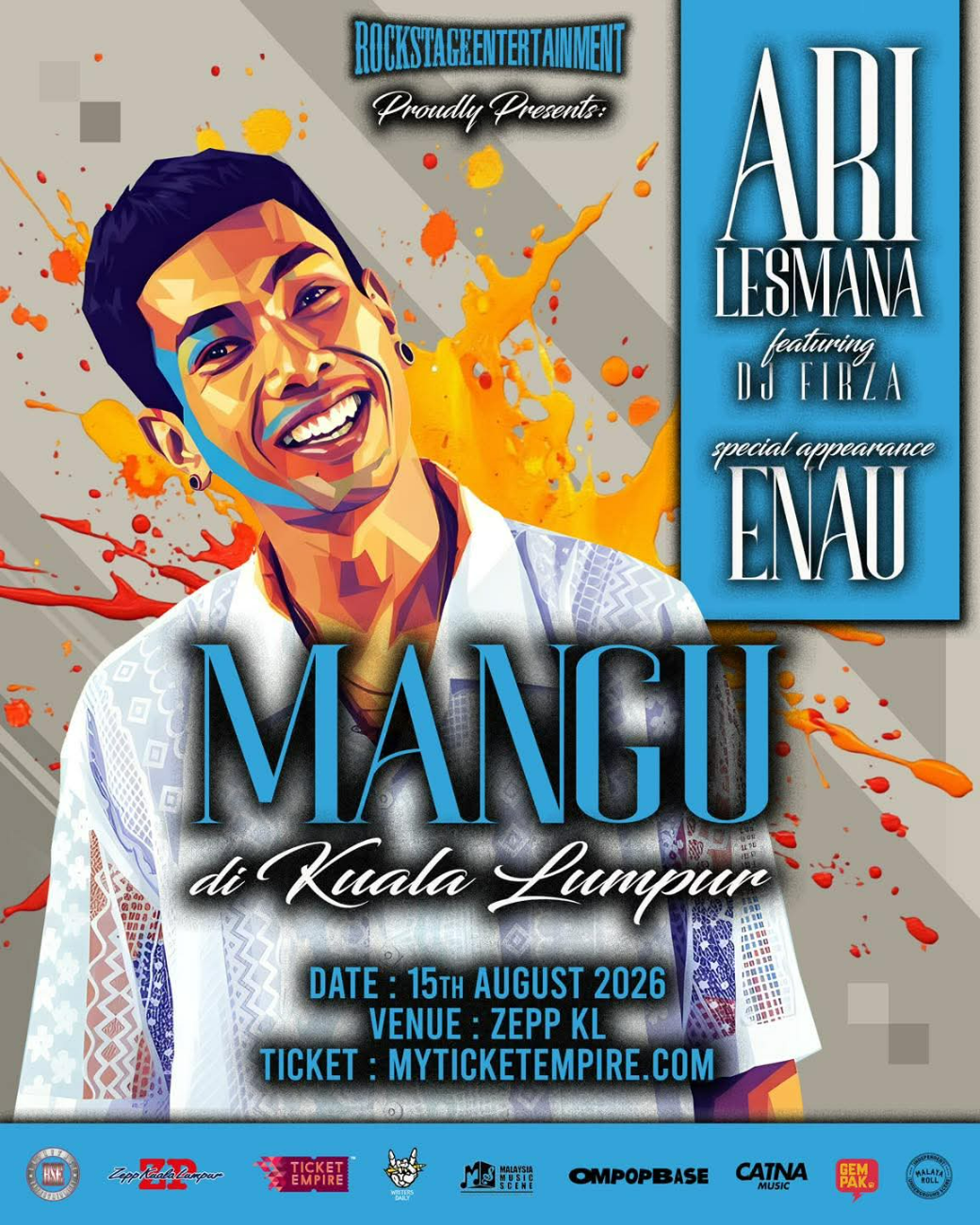 Ari Lesmana&nbsp;│Rockstage XIIth Concert :&nbsp; Mangu di Kuala Lumpur