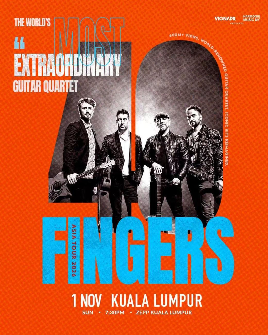 40 Fingers Asia Tour│40FINGERS ASIAN TOUR 2026 LIVE IN MALAYSIA