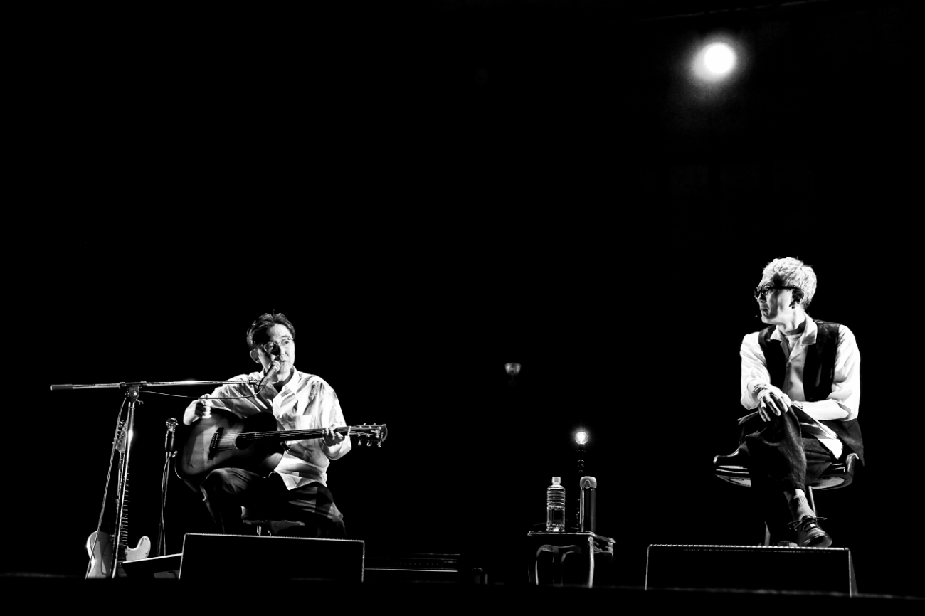 向井秀徳・松重豊│FMヨコハマ「深夜の⾳楽⾷堂」10th ANNIVERSARY  向井秀徳×松重豊〜地獄の諸⾏無常〜
