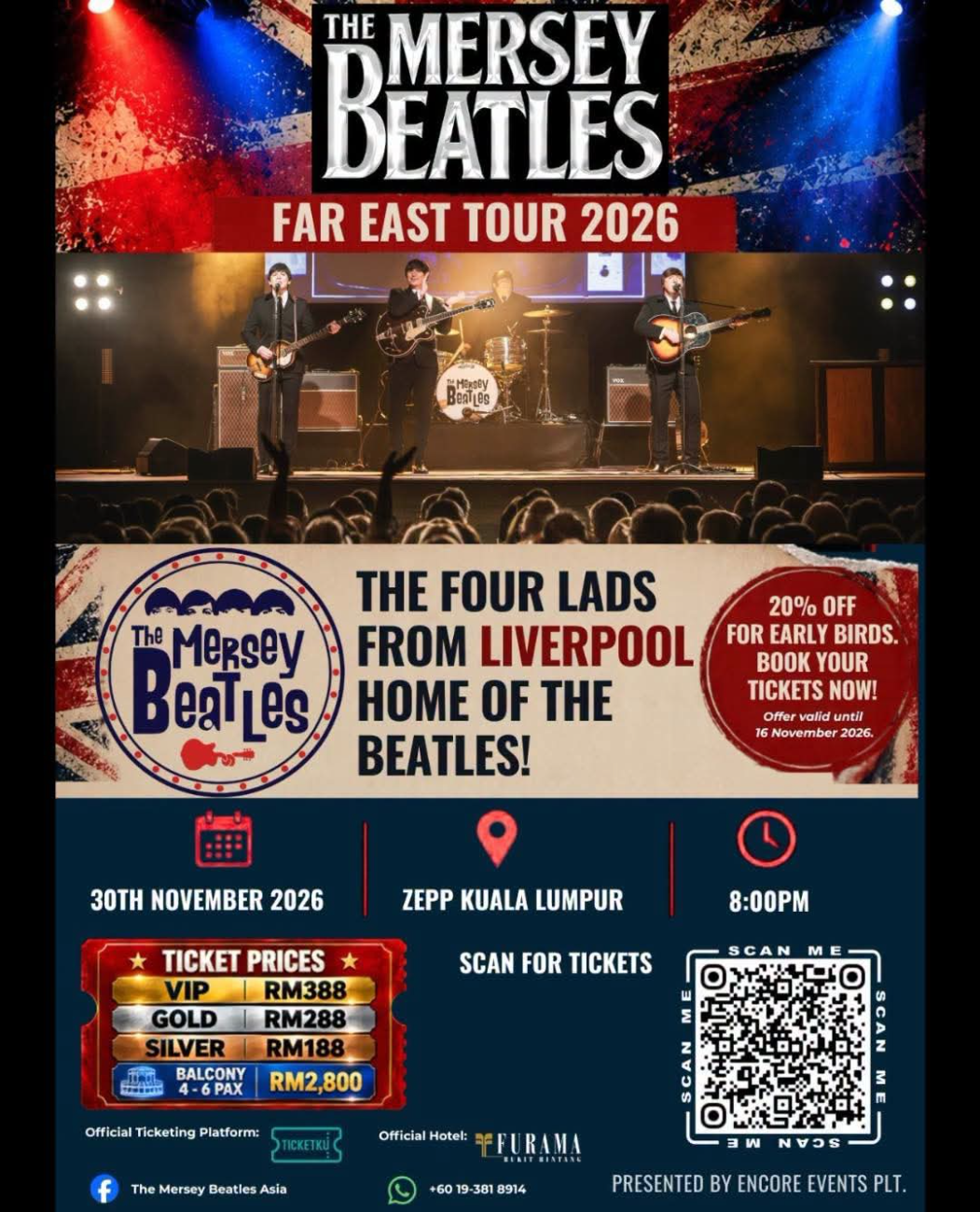 The Mersey Beatles│The Mersey Beatles Far East Tour 2026